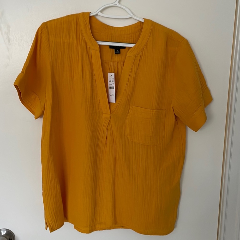 NWT JCrew Golden Top Small